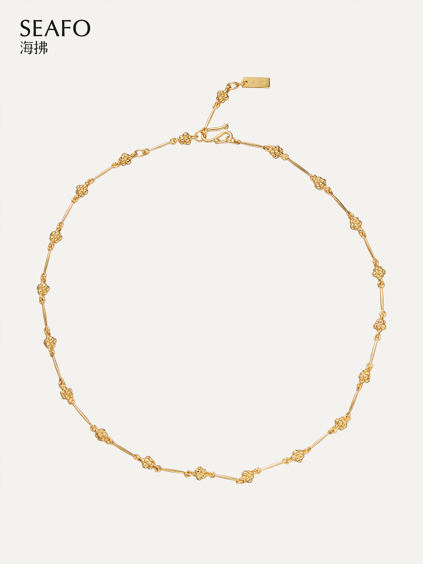 Stitch Necklace (Gold)