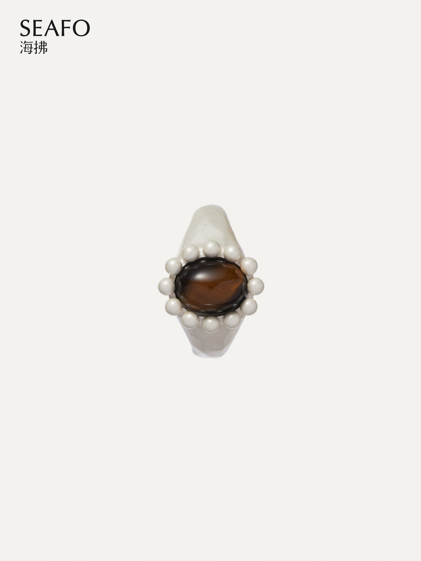 SEAFO - Classic Grandma Ring (Tiger's eye Agate)