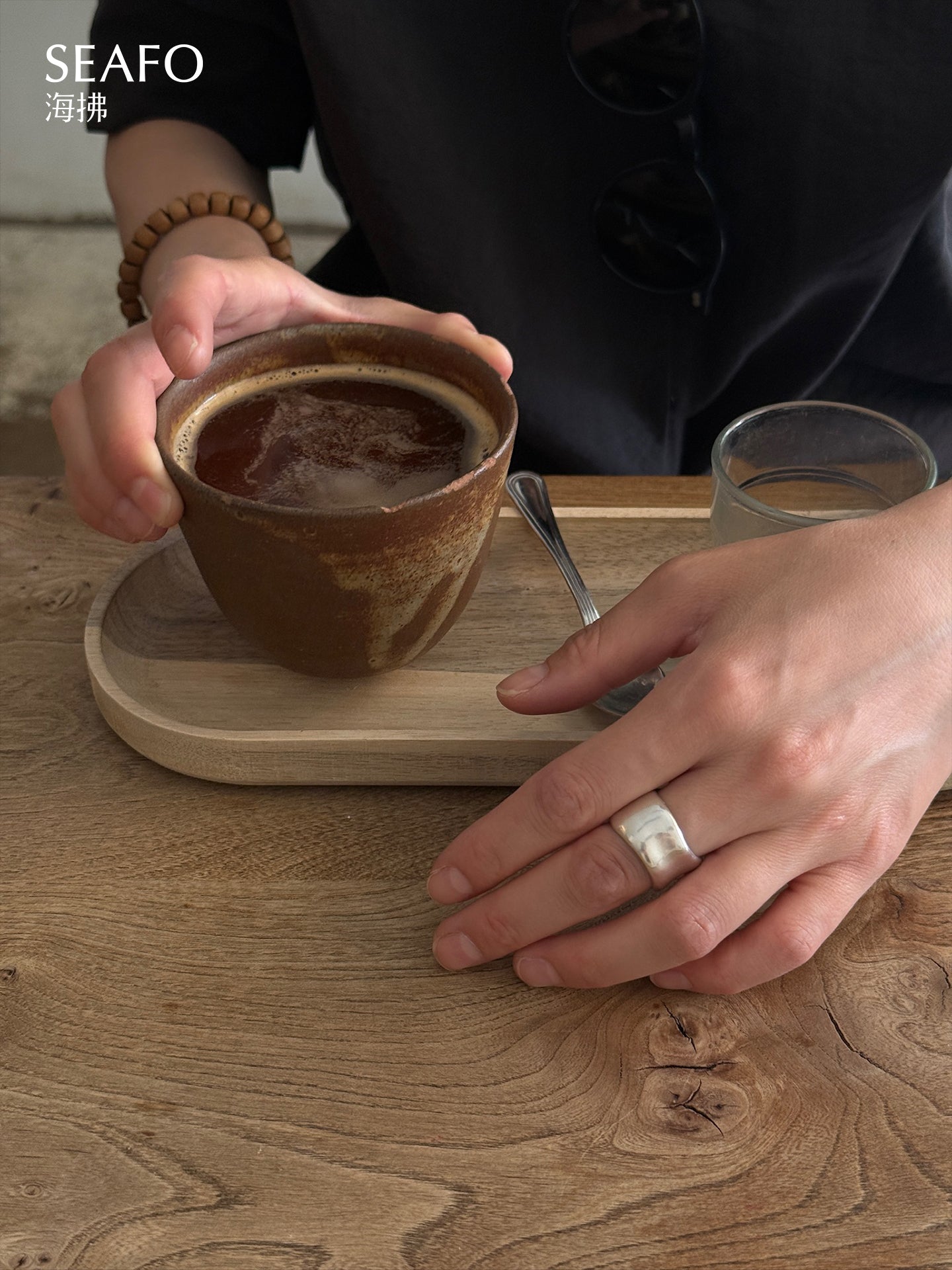 'Kintsugi' Organic Open Ring