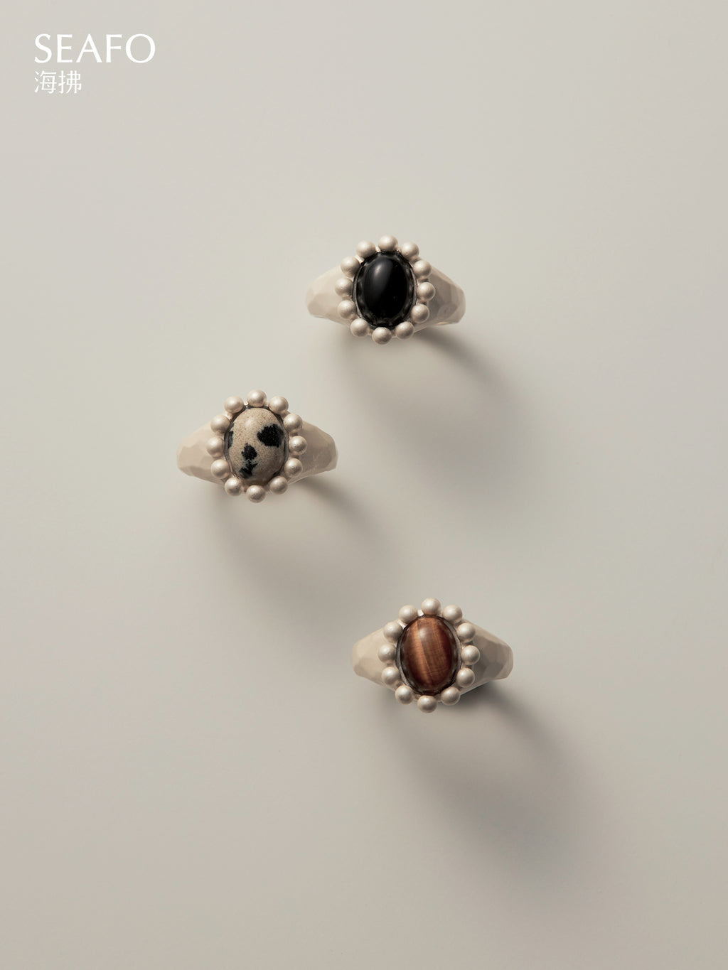 SEAFO - Classic Grandma Ring (Tiger's eye Agate)