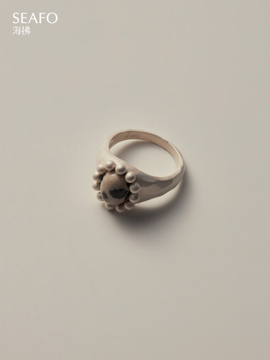 SEAFO - Classic Grandma Ring（Spotted Stone）