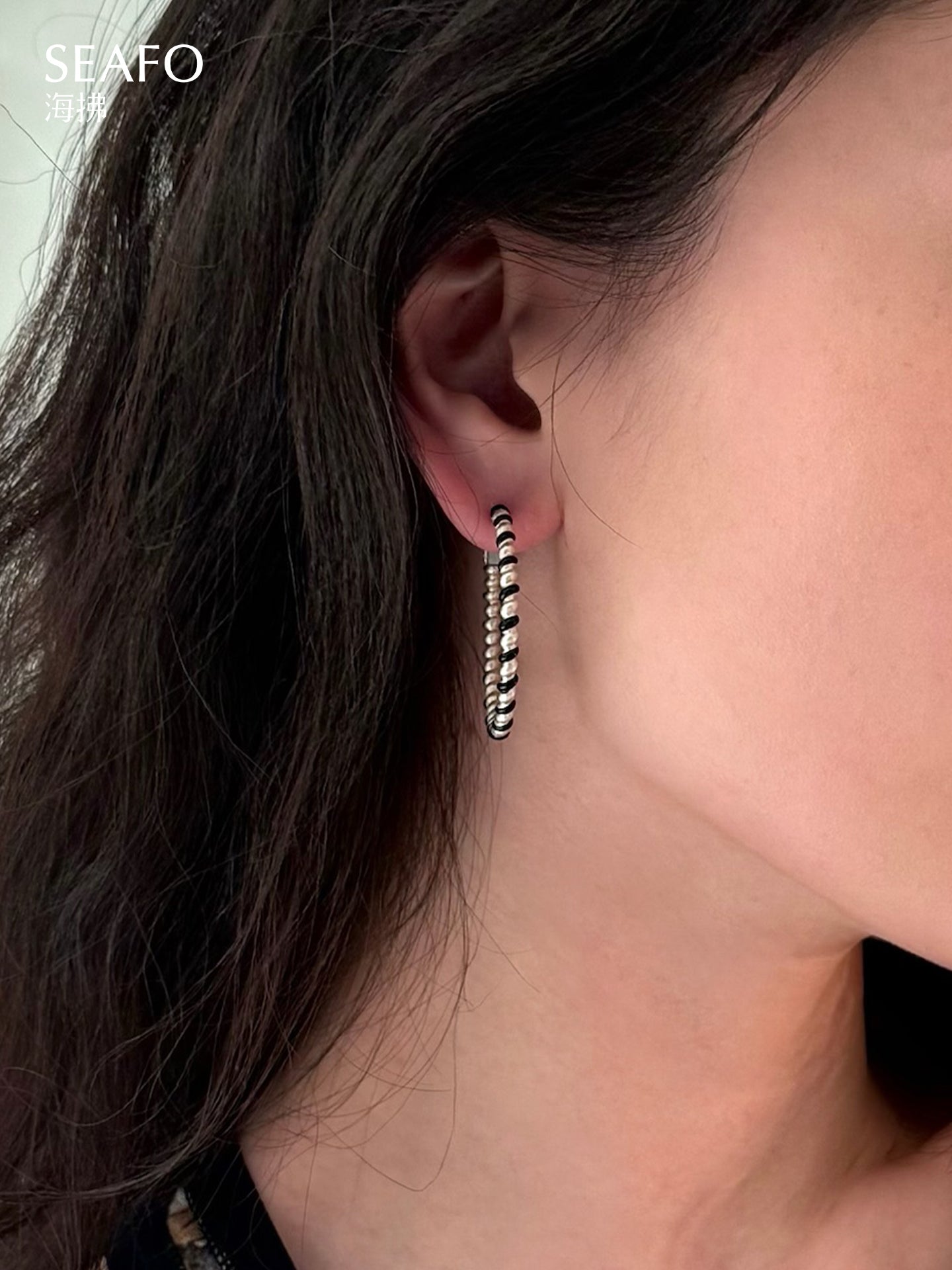 'Lacquer' Sliver Earrings