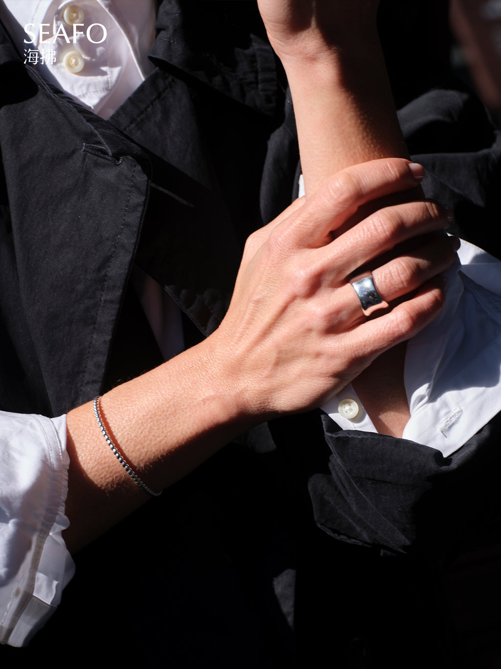 'Kintsugi' Organic Open Ring