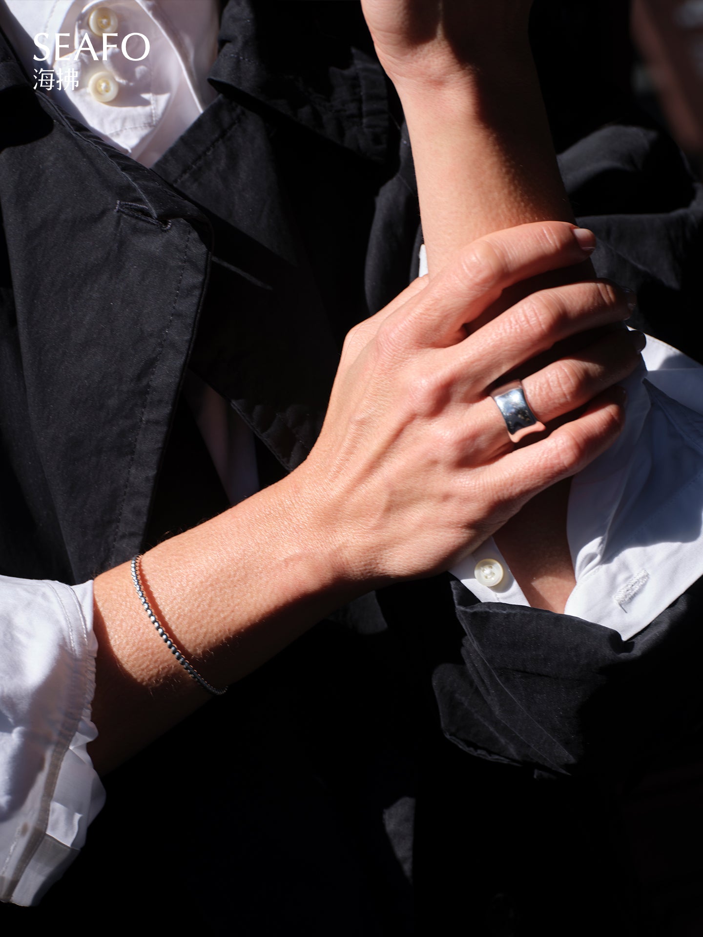 'Kintsugi' Organic Open Ring