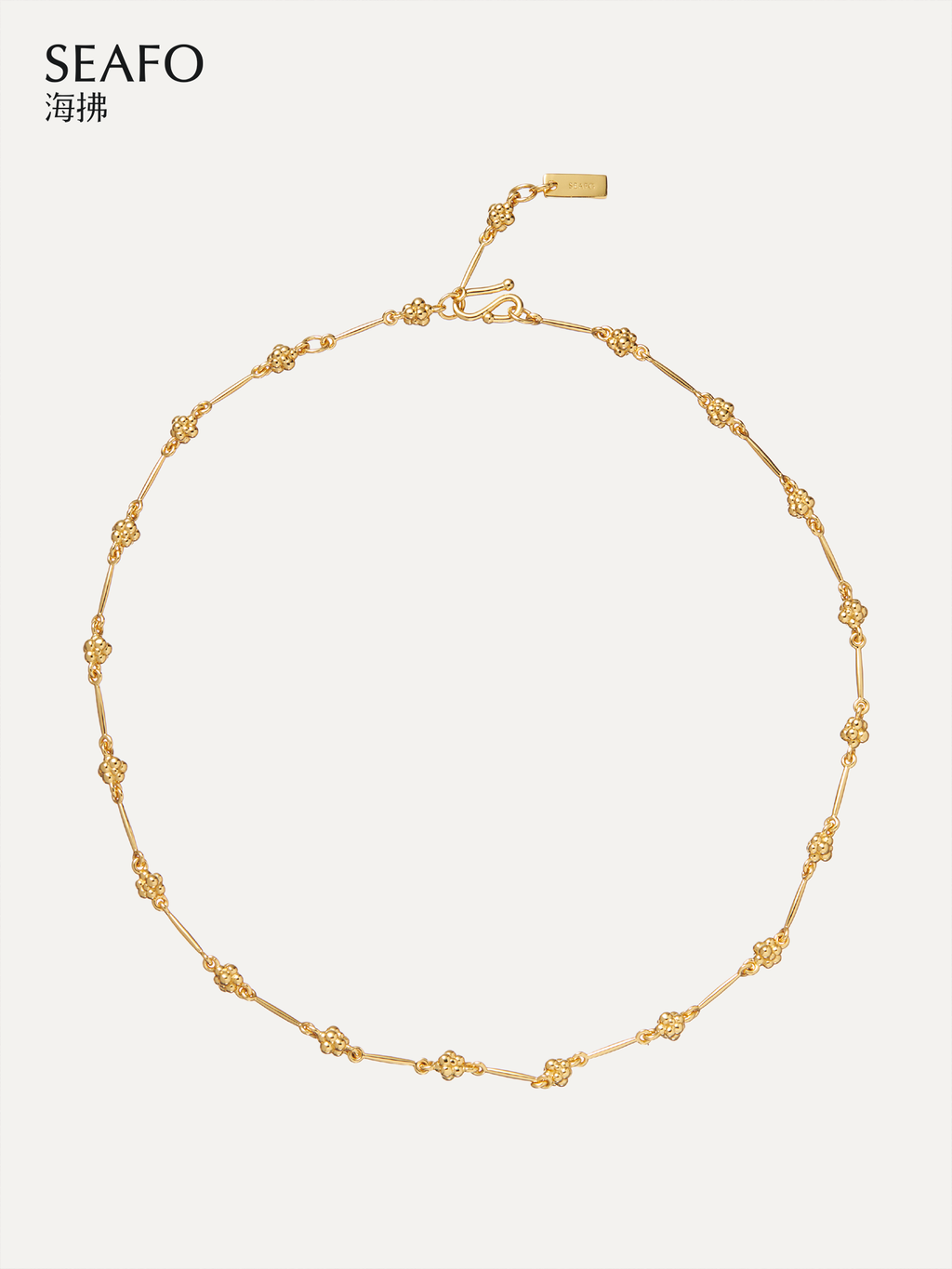 Stitch Necklace (Gold)