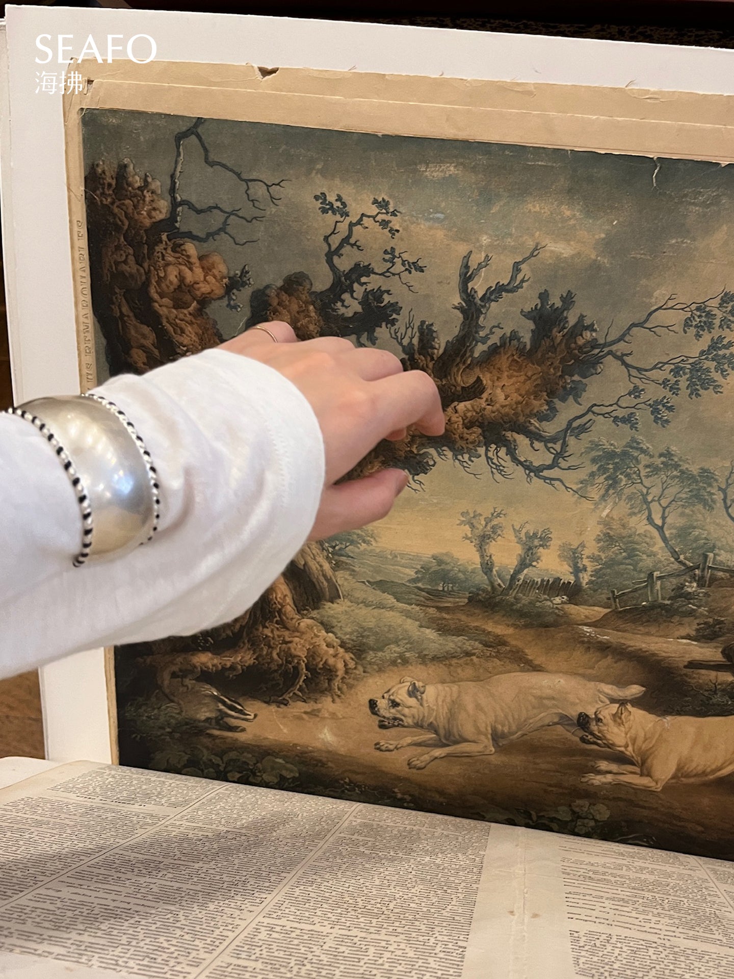 'Lacquer' B&W Bracelet