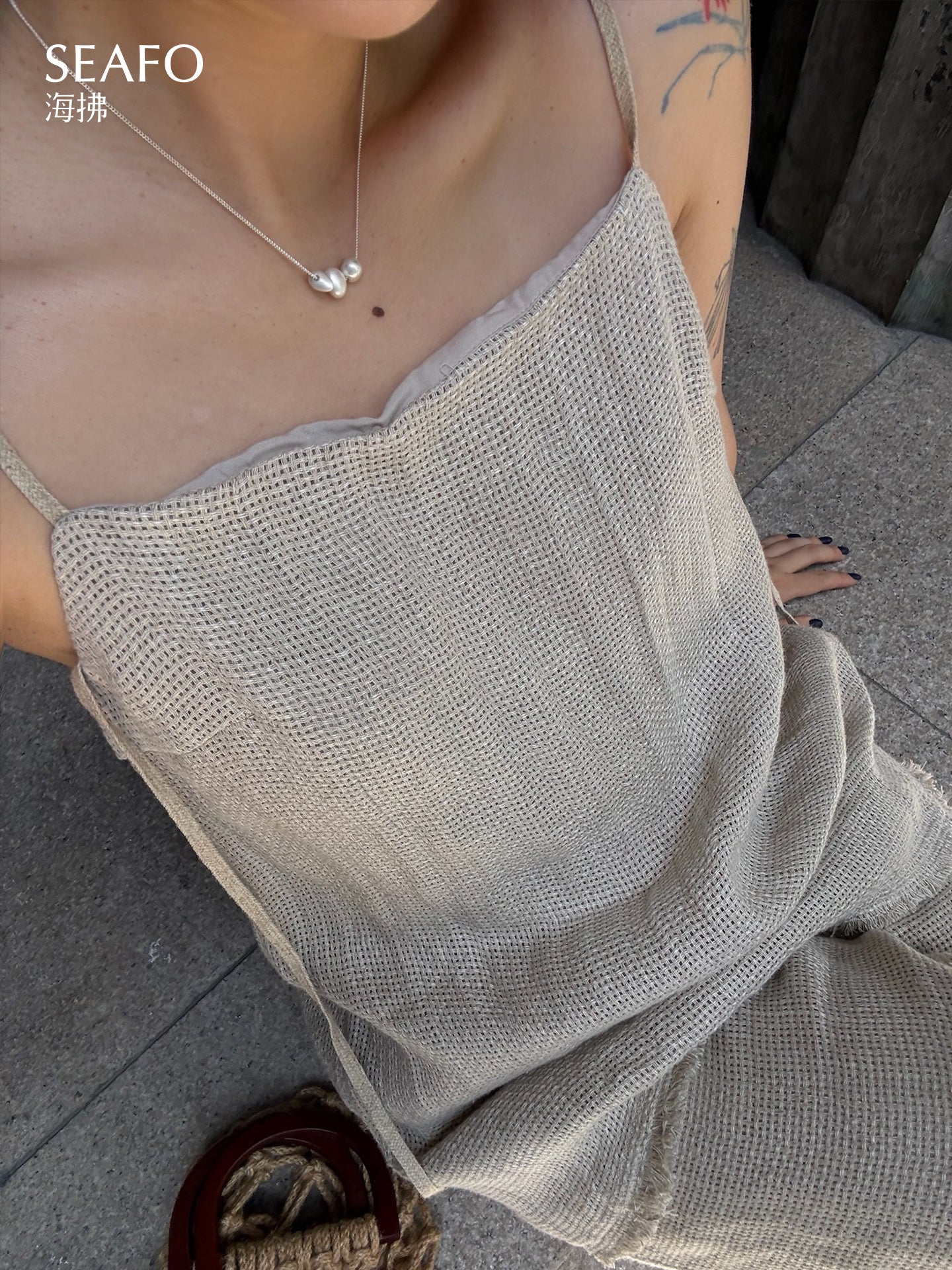 'Kintsugi' Tiny Dots Necklace