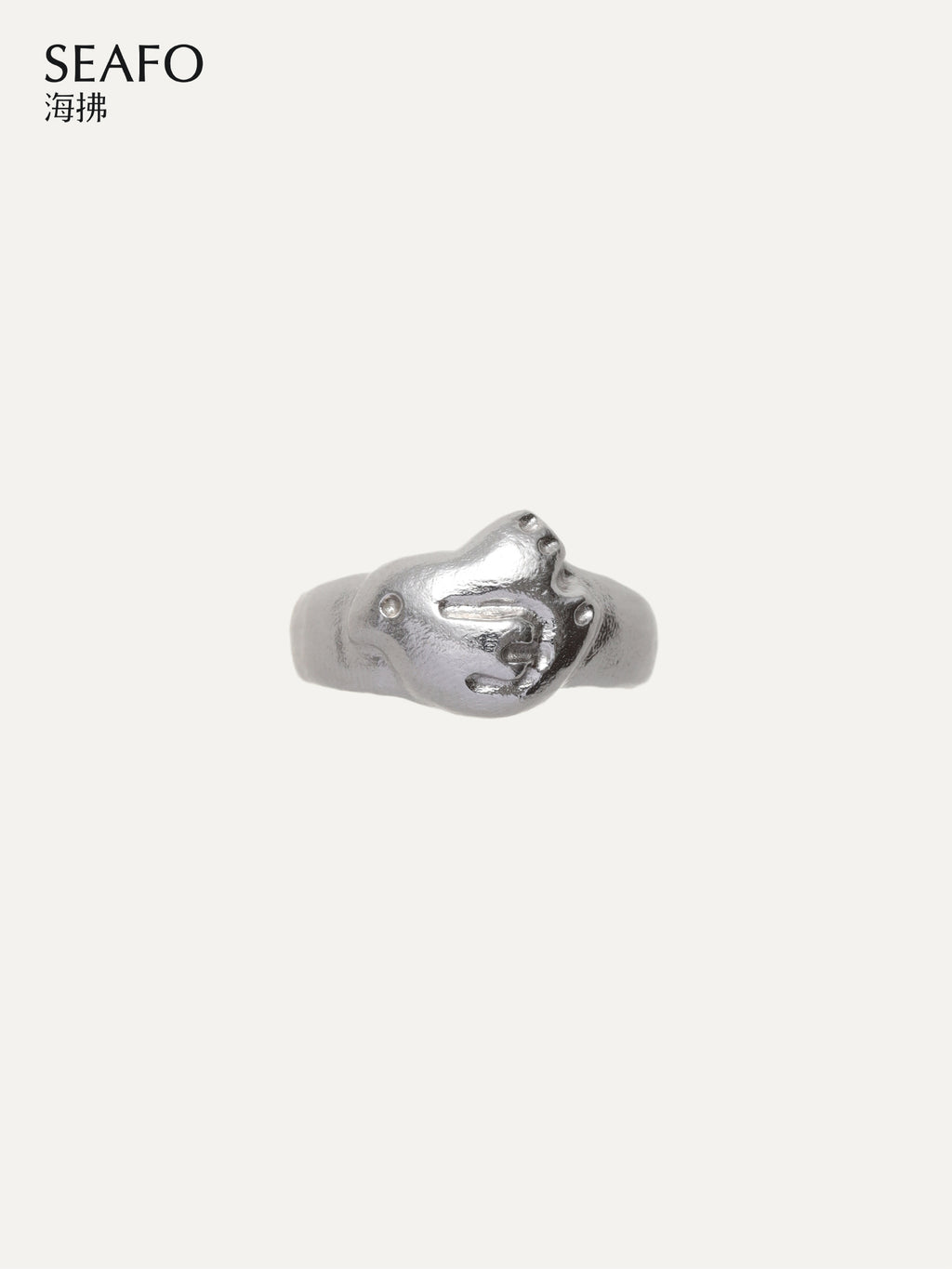 SEAFO Little Bird Adjustable Ring (Sliver)