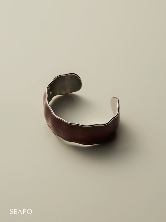 SEAFO - ‘Ware’ Collection Burgundy Red Bracelet