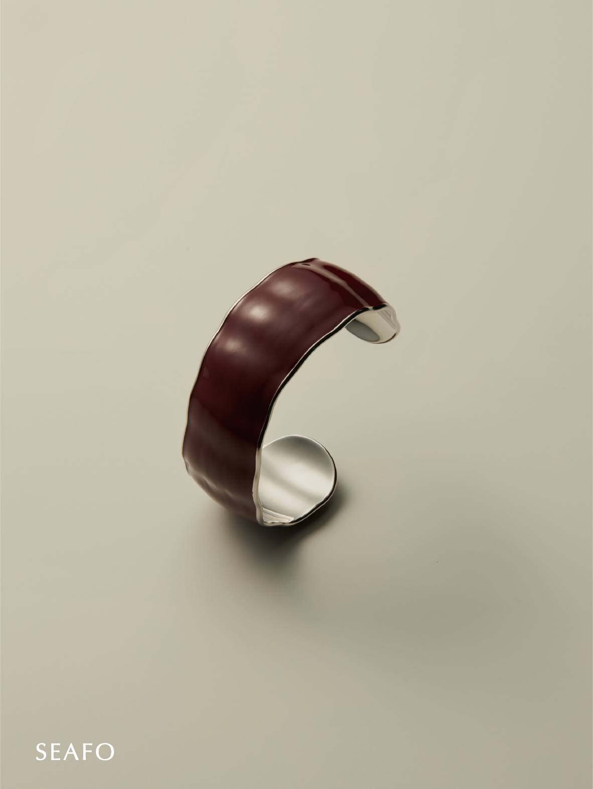 SEAFO - ‘Ware’ Collection Burgundy Red Bracelet