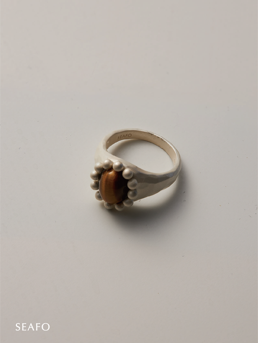 SEAFO - Classic Grandma Ring（Tiger's eye Agate）