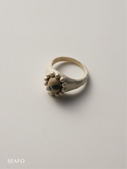 SEAFO - Classic Grandma Ring（Spotted Stone）