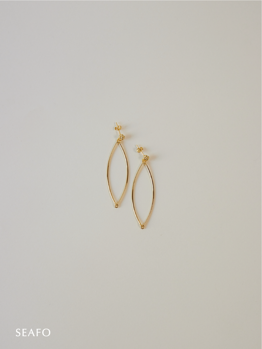 SEAFO - Kintsugi Earrings Silver/Gold